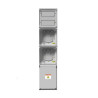 Gabinete GENROD columna 2 medidores trifásico pvc