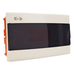 Caja para térmicas CONEXTUBE LUXURY 12 módulos embutir blanco