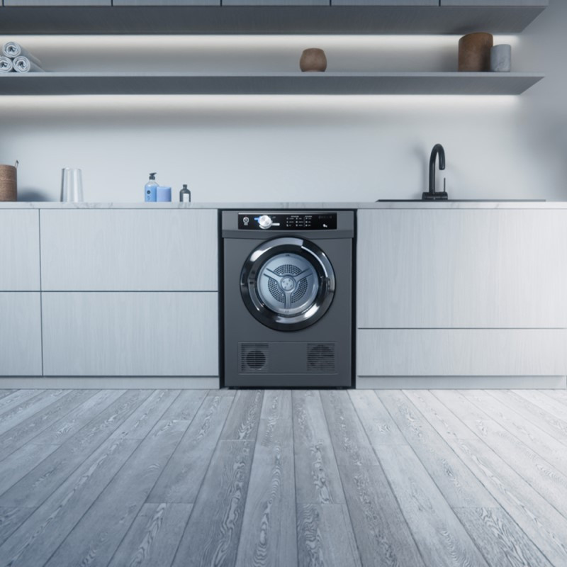 Secarropas por aire caliente DREAN SED090VGCL0 9kg programas gris