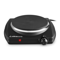 Anafe eléctrico ULTRACOMB AN2200 1 hornalla 1500W negro outlet