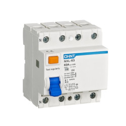 Disyuntor CHINT NXL-63 tetrapolar 63A 300mA