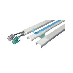 Cablecanal DEXSON 20x12mm 2 metros con ahesivo blanco