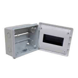 Caja para térmicas SISTELECTRIC 8 módulos embutir blanco