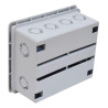 Caja para térmicas SISTELECTRIC 8 módulos embutir blanco