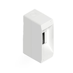 Caja para térmicas SISTELECTRIC 2 módulos exterior blanco