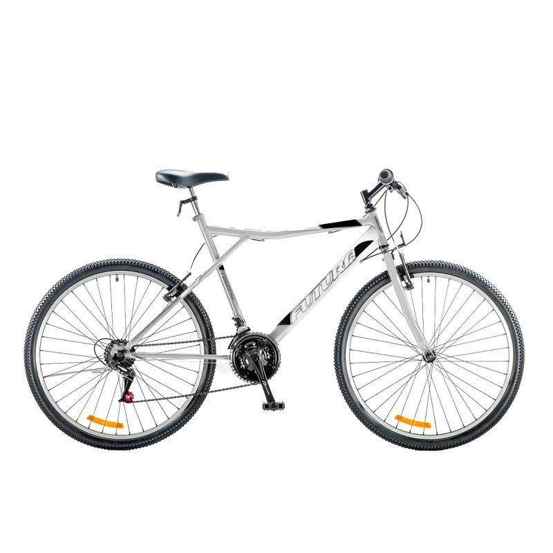 Bicicleta MTB FUTURA TECHNO FS rodado 26 cuadro de acero blanca Bicicleta MTB FUTURA TECHNO FS rodado 26 cuadro de acero blanca