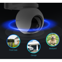 Cámara de seguridad EZVIZ EB8 4G con batería y panel solar