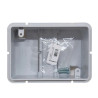 Caja para térmicas SISTELECTRIC 4 módulos embutir blanco