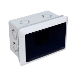 Caja para térmicas SISTELECTRIC 4 módulos embutir blanco
