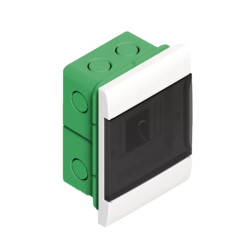 Caja para térmicas SISTELECTRIC 4 módulos embutir blanco