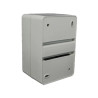 Caja para térmicas SISTELECTRIC 4 módulos exterior gris