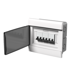 Caja para térmicas SISTELECTRIC 8 módulos embutir blanco