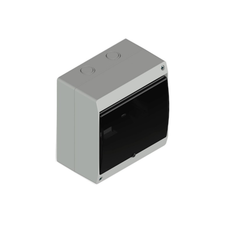 Caja para térmicas SISTELECTRIC 8 módulos exterior gris Caja para térmicas SISTELECTRIC 8 módulos exterior gris