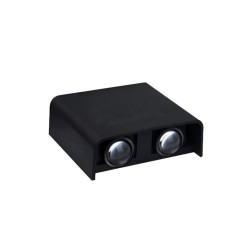 Aplique led 180° ILUMINACIÓN SIGMA con lupa 4W blanco dinámico negro