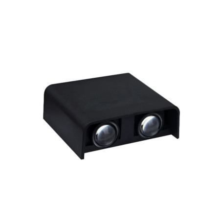 Aplique led 180° ILUMINACIÓN SIGMA con lupa 4W blanco dinámico negro