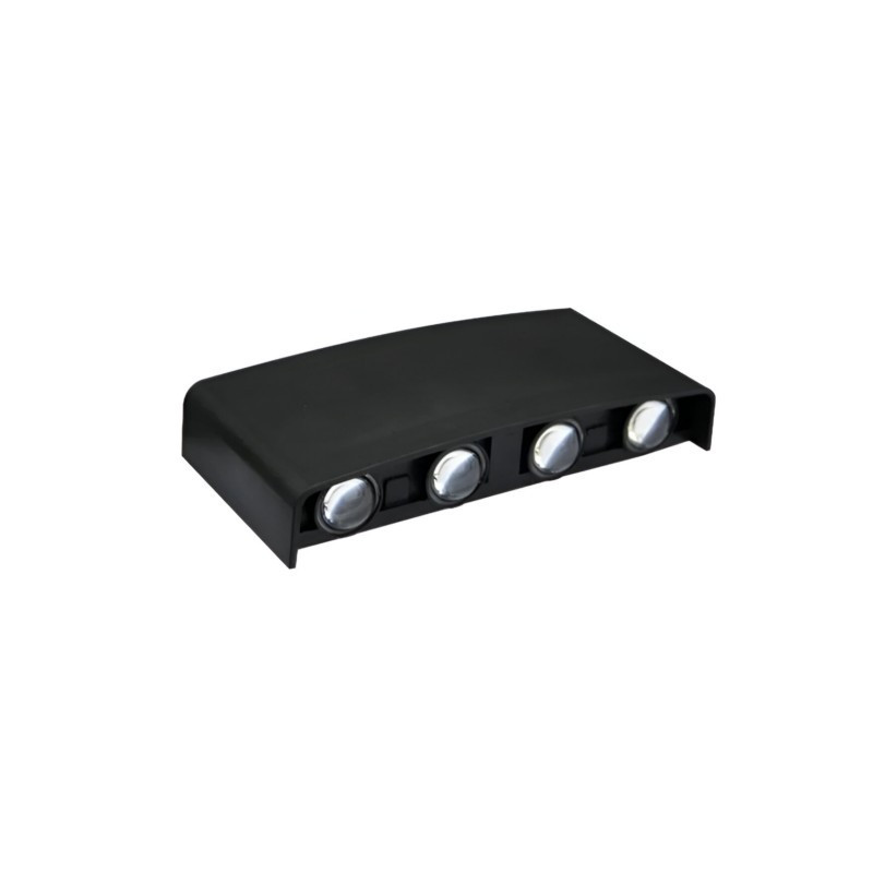 Aplique led 180° ILUMINACIÓN STRONG bidireccional con lupa 8W blanco dinámico negro Aplique led 180° ILUMINACIÓN STRONG bidireccional con lupa 8W blanco dinámico negro