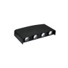 Aplique led 180° ILUMINACIÓN STRONG bidireccional con lupa 8W blanco dinámico negro