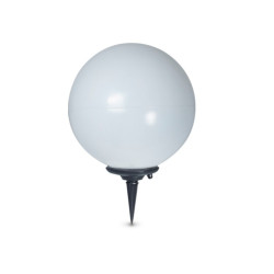 Jabalina F.W. para 1 luz E27 con globo antivandalo 45cm negro