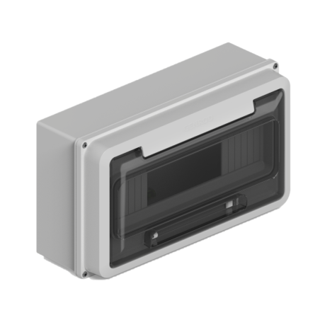 Caja para térmicas SISTELECTRIC 12 módulos exterior gris