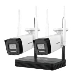 Kit Videovigilancia HIKVISION DS-J142I/NKS422W0H 2 cámaras bullet IP + NVR 4 Canales