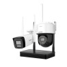Kit Videovigilancia HIKVISION DS-J142I/NKS422W03H + cámara domo + bullet IP 2MP IP66 + NVR 4 Canales
