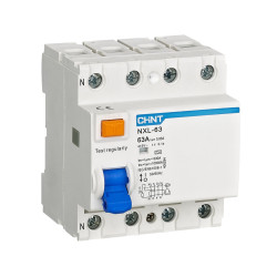 Disyuntor CHINT NXL-63 tetrapolar 40A 300mA