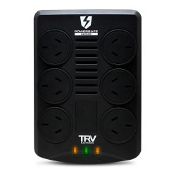 Estabilizador de tensión TRV POWERSAFE 1000W 6 tomas con retardo de conexión