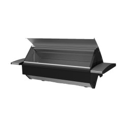 Estación para escritorio CAMBRE DK10 multiconexión aluminio natural negro