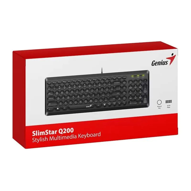 Teclado GENIUS Q200 slimstar USB Teclado GENIUS Q200 slimstar USB