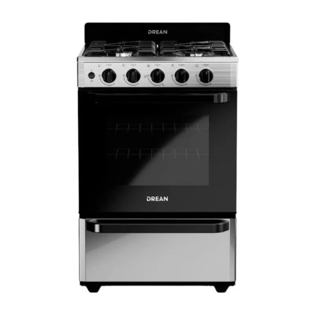 Cocina DREAN CD5603AI0 Multigas 56cm 4 hornallas acero inoxidable