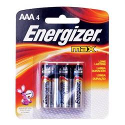 Pila aaa energizer max e92bp2 1.5v de 3 unidades blister