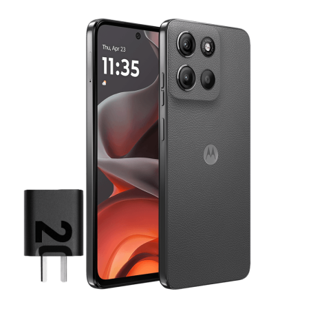 Celular MOTOROLA G15 4GB RAM 256GB gris con cargador