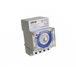 Interruptor horario sica con reserva 10A / riel din