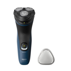 Afeitadora inálambrica PHILIPS S1151 3 cabezales azul