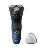 Afeitadora inálambrica PHILIPS S1151 3 cabezales azul