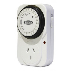 Timer mecánico ZURICH T5-EDT programable enchufable