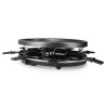 Parrilla racletera eléctrica ATMA RA918P 1400W 8 bandejas negra