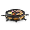 Parrilla racletera eléctrica ATMA RA918P 1400W 8 bandejas negra