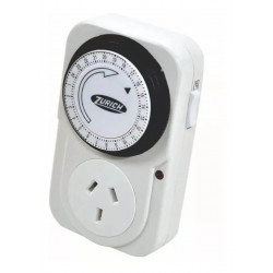 Timer mecánico ZURICH T5-EDT programable enchufable
