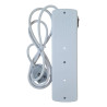Prolongador multinorma EXULTT 10A 4 tomas 1.5 metros blanco