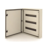 Gabinete GENROD metálico estanco IP65 20x20x10cm 6 polos Din