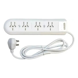 Prolongador multinorma KALOP 10A 4 tomas 5 metros