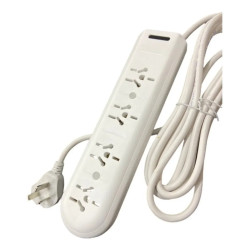 Prolongador multinorma KALOP 10A 4 tomas 2.5 metros blanco