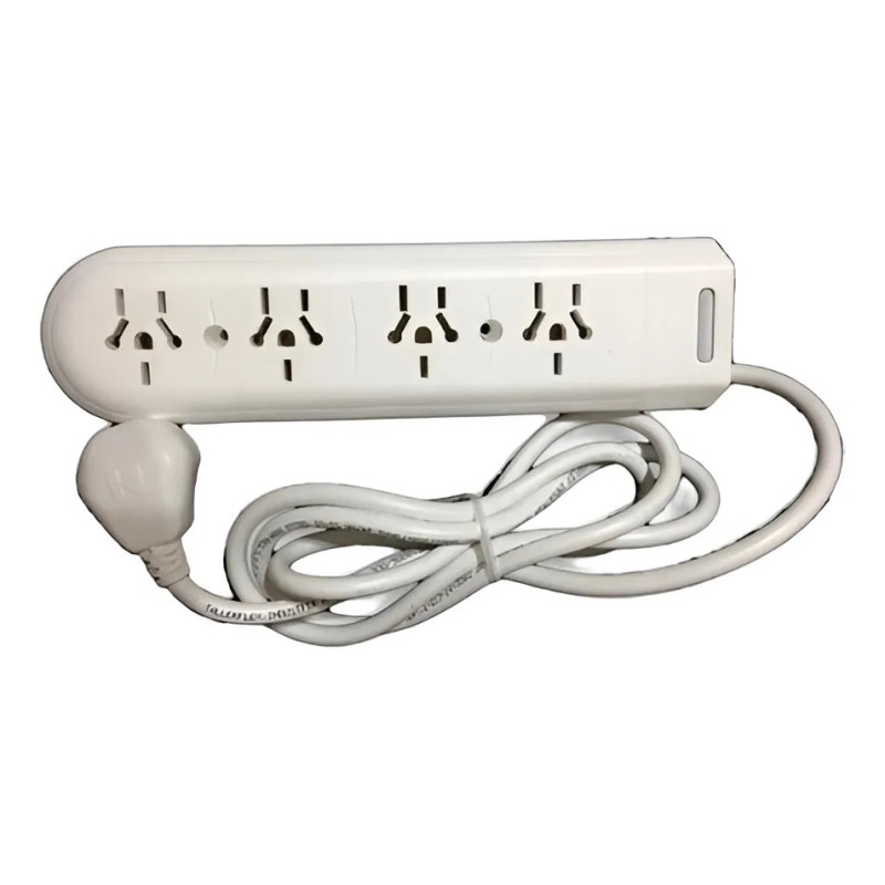 Prolongador multinorma KALOP 10A 4 tomas 2.5 metros blanco