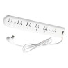 Prolongador multinorma KALOP 10A 6 tomas 1.5 metros blanco