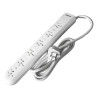 Prolongador multinorma KALOP 10A 6 tomas 1.5 metros blanco