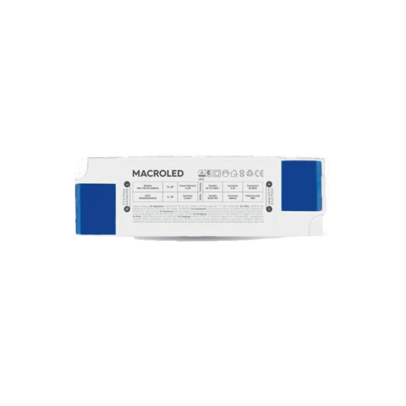 Driver MACROLED para panel 48W AC110-260V Driver MACROLED para panel 48W AC110-260V