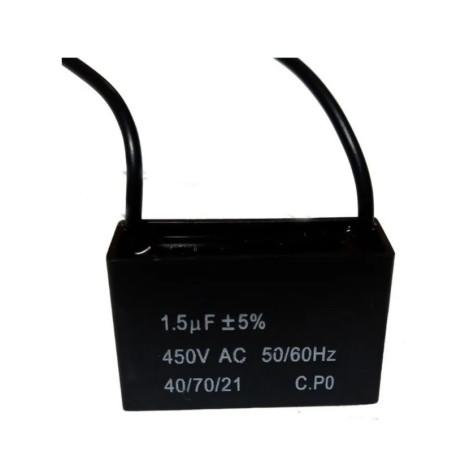 Capacitor para ventilador LEYDEN 440V 1.5uF