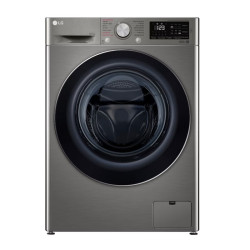 Lavarropas automático LG VIVACE Inverter carga frontal 8,5kg 1400rpm gris