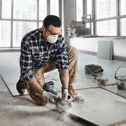 Combo amoladora inalámbrica BOSCH GWS 180-LI PROFESSIONAL + batería y cargador REACONDICIONADO